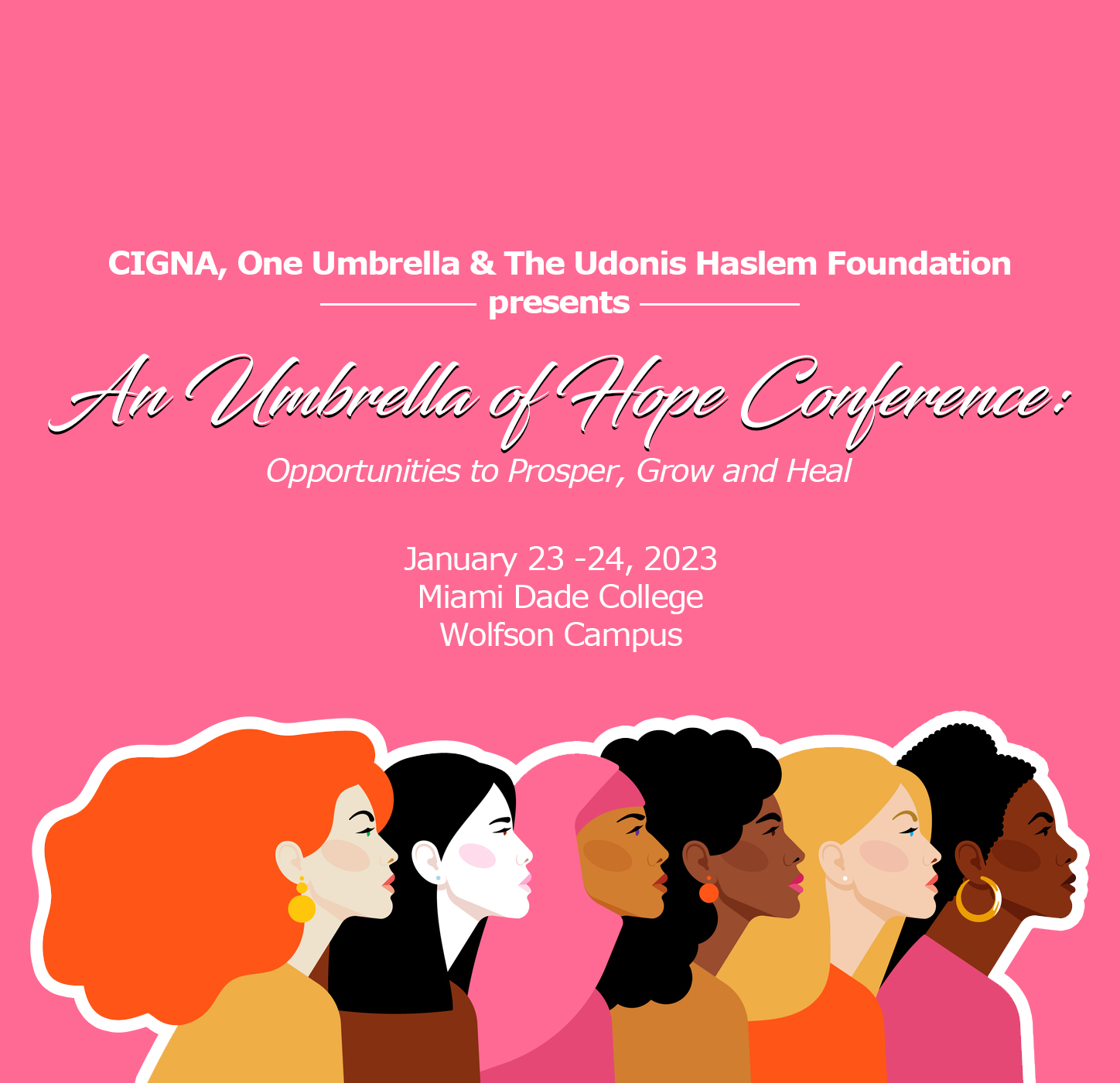 An Umbrella of Hope Conference Flyer