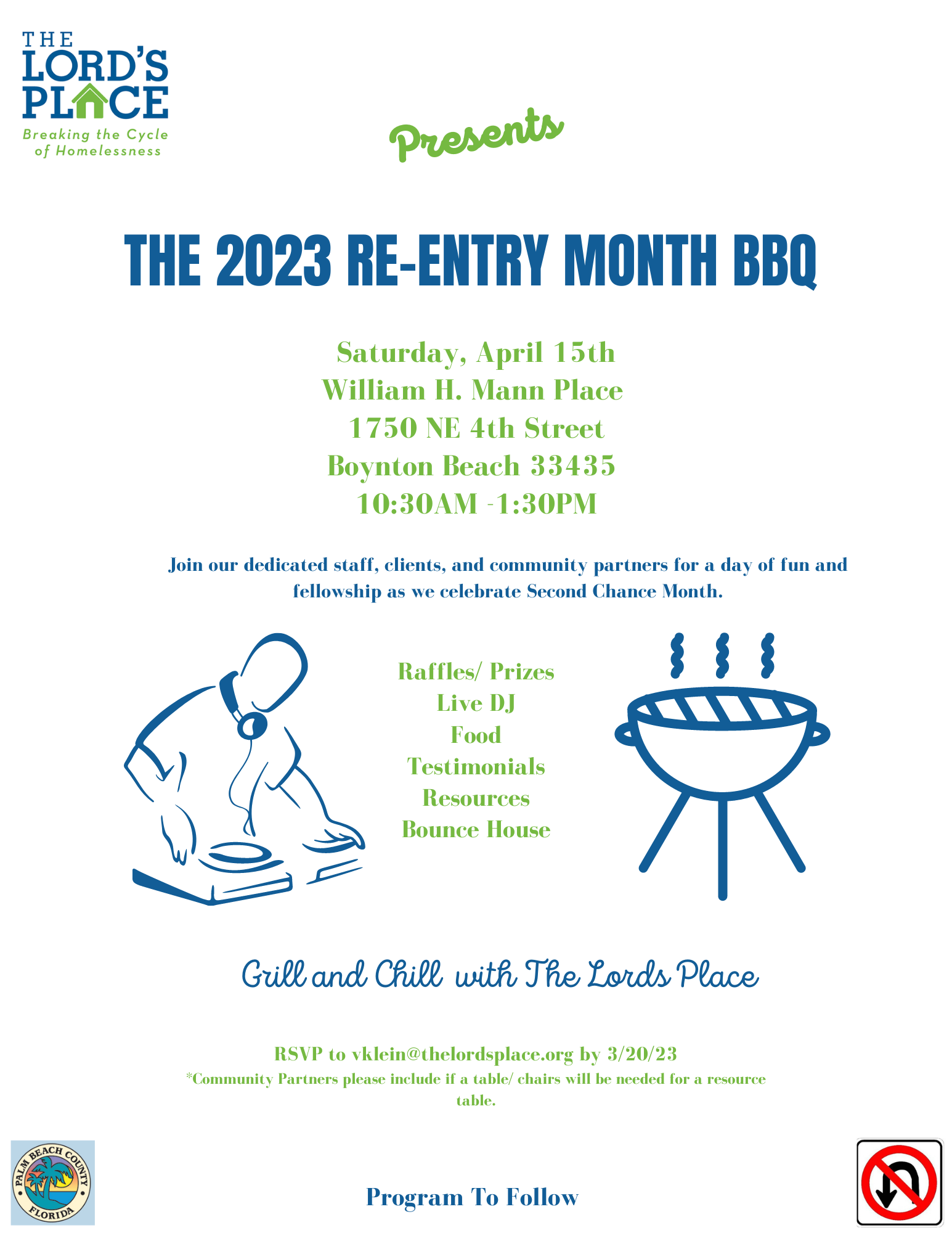 The Lords Place 2023 Reentry Month BBQ